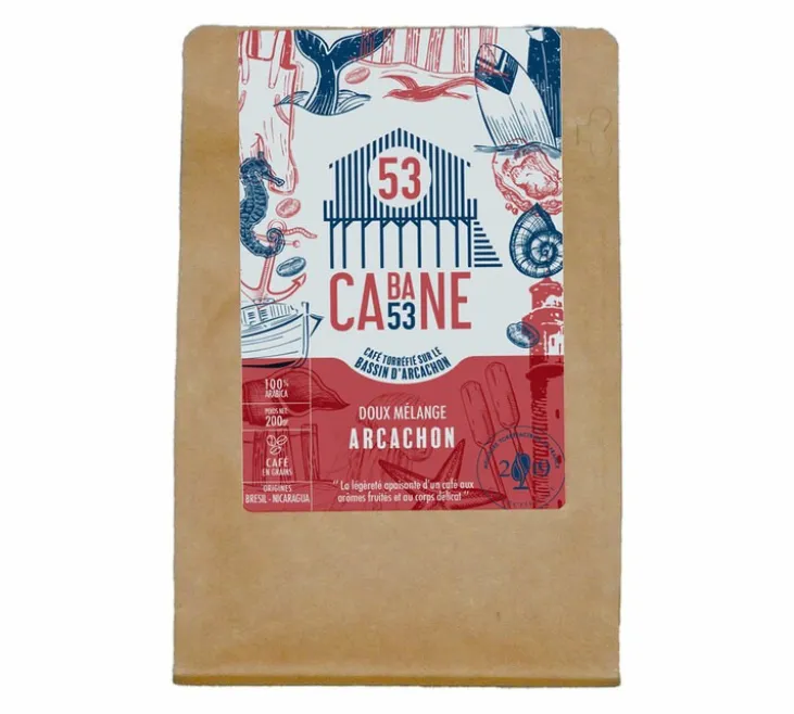 200 g - Café en grain - Arcachon - CABANE 53