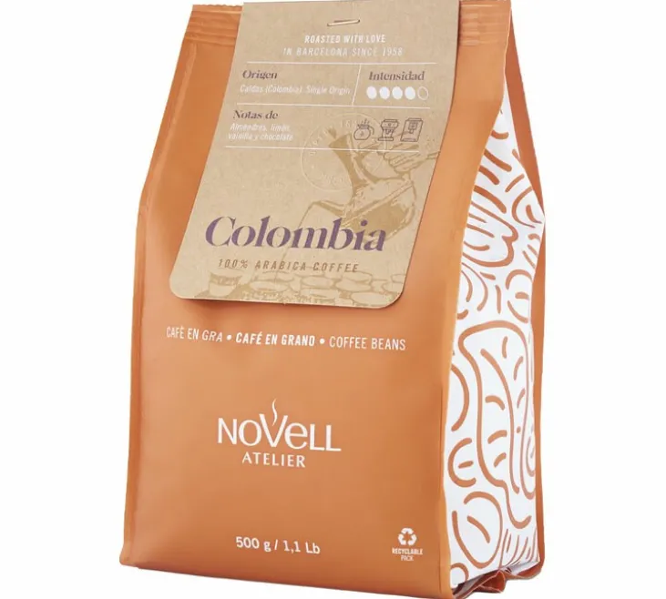 500 g - Café en grain - Atelier Colombia - CAFÉS NOVELL