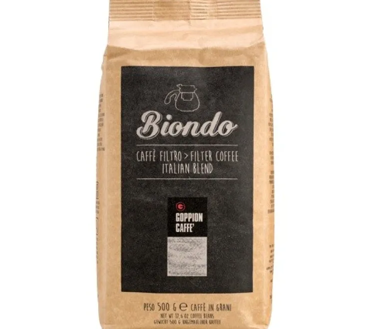 500 g - Café en grain - Biondo 100% Arabica - GOPPION CAFFÈ
