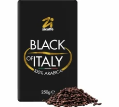 250 g - Café en grain - Black of Italy 100% Arabica - ZICAFFÈ