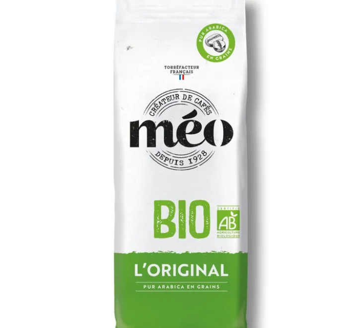 250 g - Café en grain - Classique Bio - CAFÉS MÉO