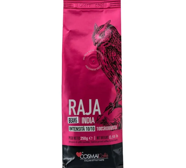 250 g - Café en grain - Inde Raja 100% Robusta - COSMAI CAFFÈ