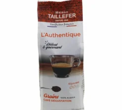 225 g - Café en grain - L'authenthique - MAISON TAILLEFER - Anti Gaspi - DLUO 05/11/2026