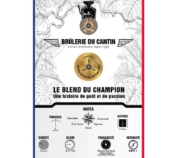 250 g - Café en grain - Le Blend du Champion - BRÛLERIE DU CANTIN