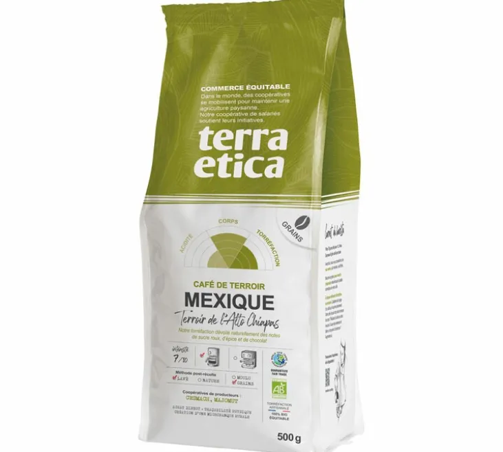 500 g - Café en grain - Mexique Bio - TERRA ETICA