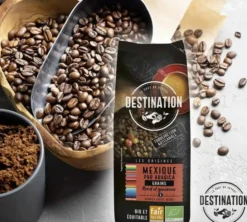 250 g - Café en grain - Mexique Équitable Pur Arabica Bio - DESTINATION