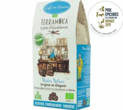 200 g - Café en grain - Mister Nelson Pérou Décaféiné Bio - TERRAMOKA
