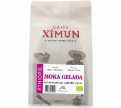 250 g - Café en grain - Moka Gelada Bio - CAFÉS XIMUN