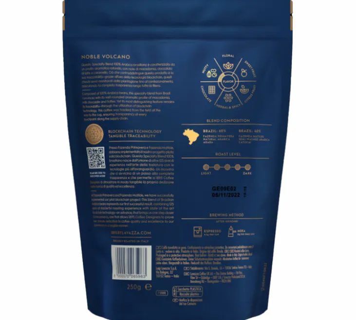250 g - Café en grain - Noble Volcano - 1895 COFFEE DESIGNERS BY LAVAZZA