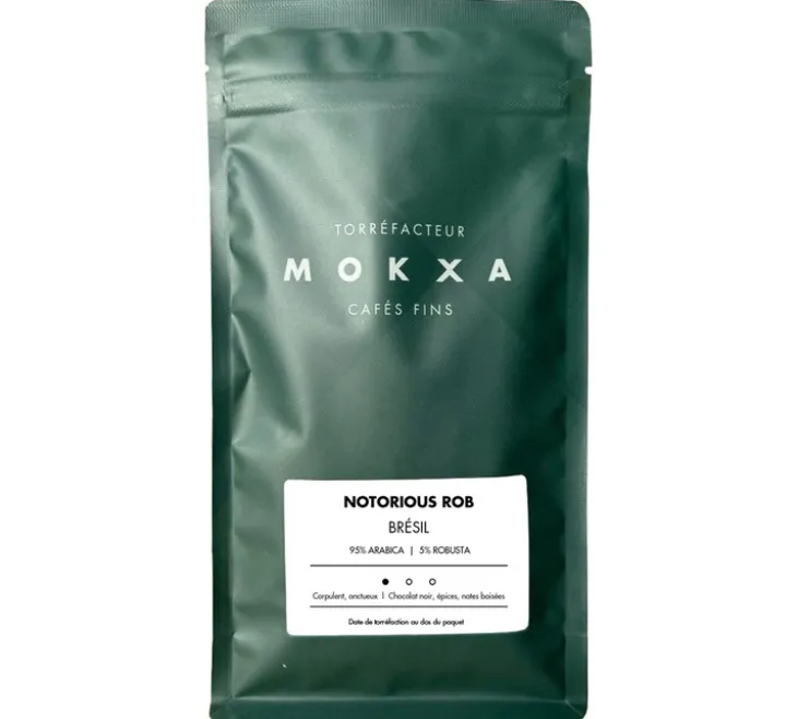 250 g - Café en grain - Notorious Rob Cocarive Brésil - CAFÉ MOKXA