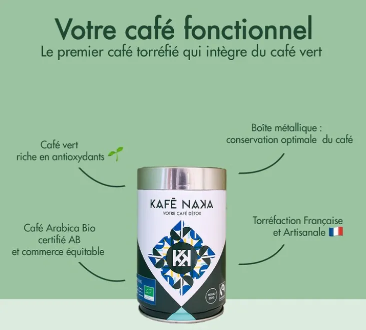 250 g - Café moulu - Détox Pérou Bio - KAFE NAKA