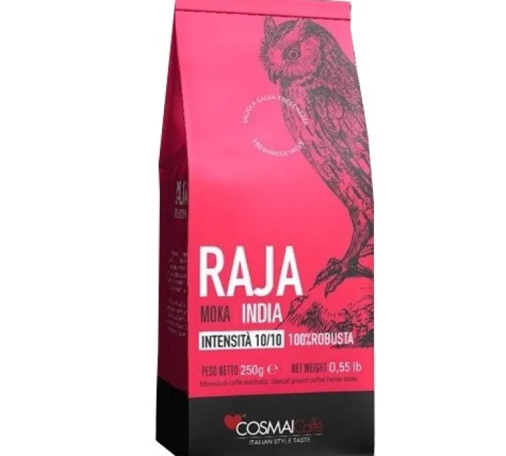 250 g - Café moulu - Inde Raja 100% Robusta - COSMAI CAFFÈ