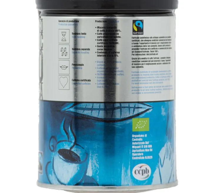 250 g - Café moulu - Nativo Décaféiné 100% Arabica Bio - Fairtrade - GOPPION CAFFÈ