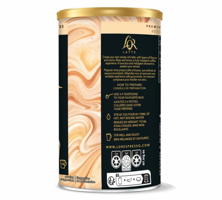 220 g - Café soluble - Latte - L'OR ESPRESSO