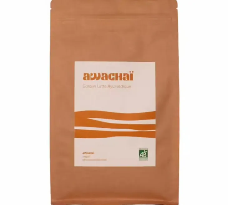 Golden Latte ayurvédique vegan bio - Vrac 1 kg - AWACHAÏ