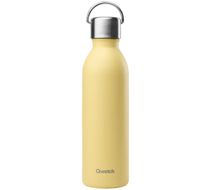 Gourde isotherme Active jaune citron - 60 cl - QWETCH