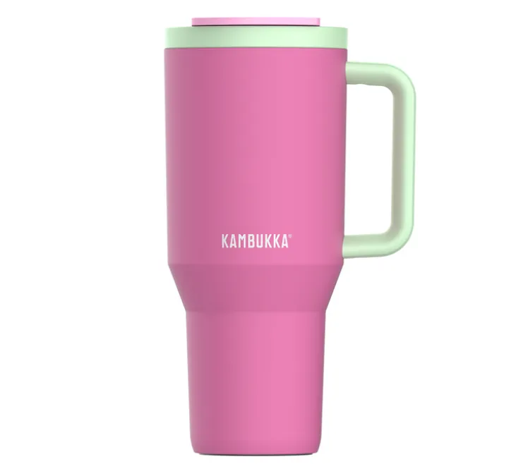 Gourde isotherme avec paille Rio Bubblegum Mint - 95 cl - KAMBUKKA