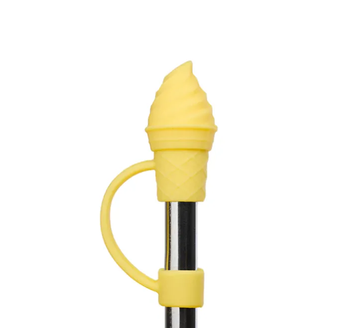 Gourde isotherme avec paille et embout - Travel cup jaune citron - 90 cl - QWETCH