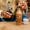Gourde isotherme Icon camel léopard - 50 cl - QWETCH