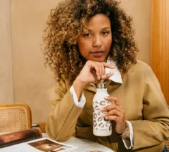 Gourde isotherme Icon sable léopard - 50 cl - QWETCH