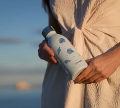 Gourde isotherme icon Évasion bleu pastel - 50 cl - QWETCH