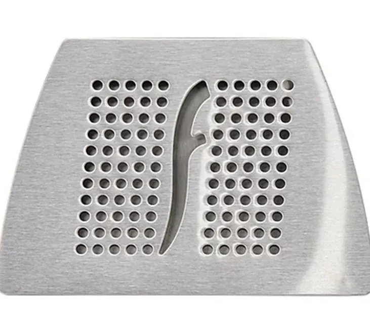 Grille et plateau de récupération en inox Flair