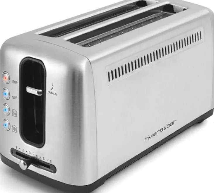 Grille pain GP540A inox 2 fentes extra longues - Riviera et bar