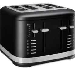 Grille-pain KitchenAid Noir Réglisse à 4 tranches 5KMT4109EBM