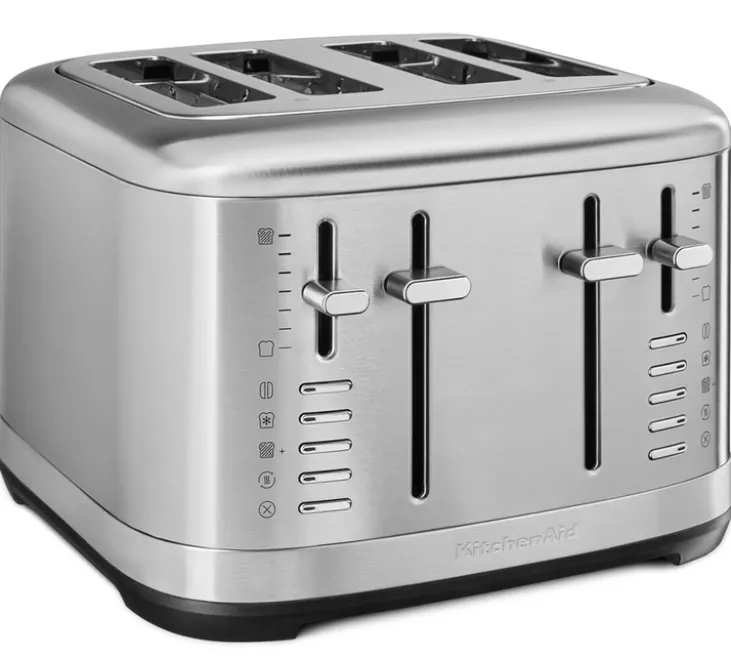 Grille-pain KitchenAid à 4 tranches 5KMT4109EBM - Inox