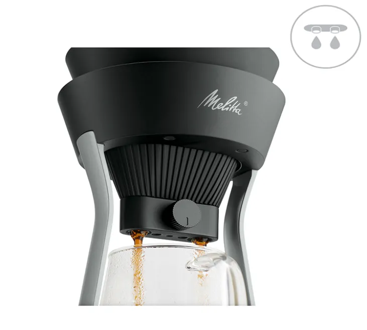 Infuseur à café AMANO Slow Coffee filtration manuelle - ARGENT - Melitta