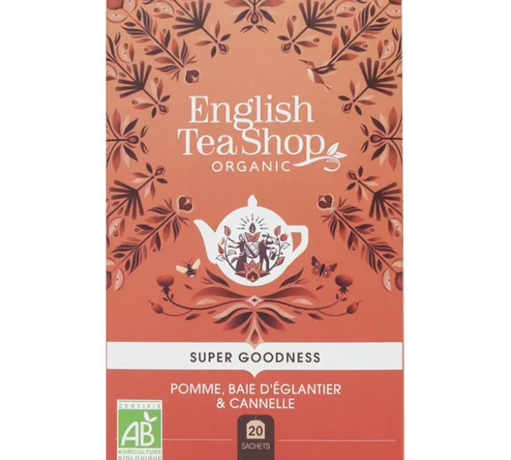 Infusion Pomme Baies d'Eglantier Cannelle Bio - 20 sachets - ENGLISH TEA SHOP