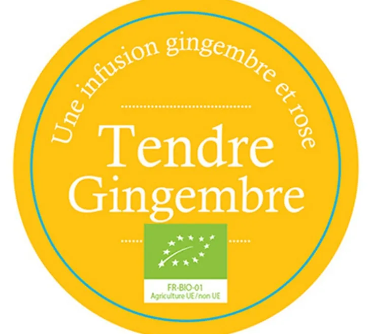Infusion Tendre Gingembre Bio - Vrac 100 g - COMPTOIR FRANÇAIS DU THÉ
