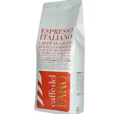 1 kg - Café en grain - Espresso Italiano - CAFFÈ DEL FARO (Anti-gaspi DLUO 26/10/2026)