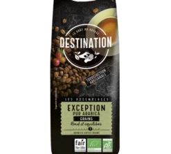 1 kg - Café en grain - Exception Equitable Pur Arabica Bio - DESTINATION