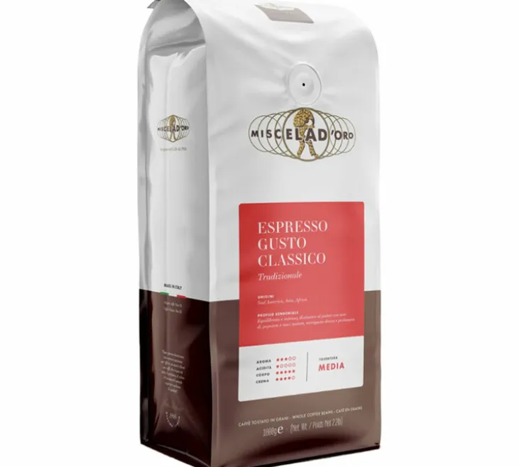 1 kg - Café en grain - Gusto Classico - MISCELA D'ORO