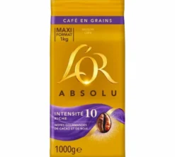 1 kg - Café en grain - Intensité 10 - L'OR