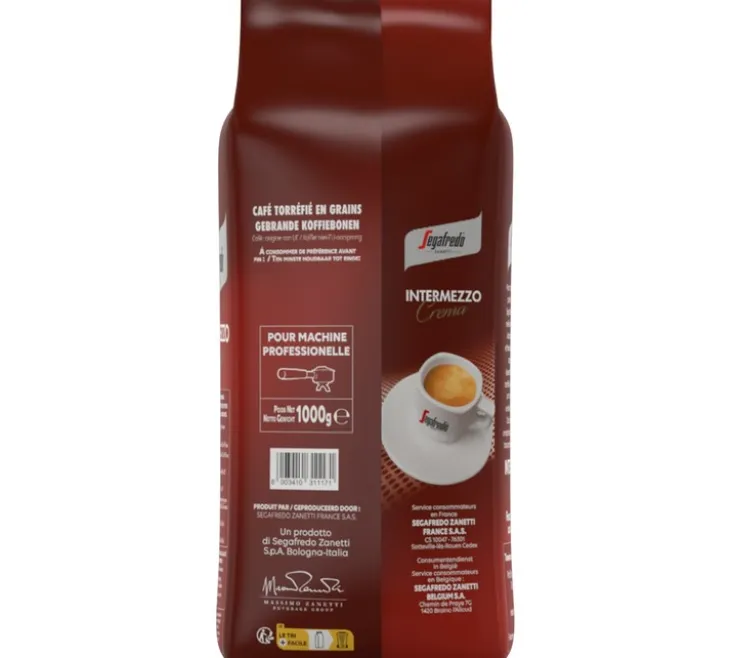 1 kg - Café en grain - Intermezzo - SEGAFREDO