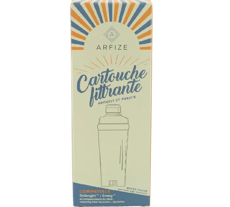 Kit d'entretien ARFIZE compatible DELONGHI - cartouche filtrante + détartrant