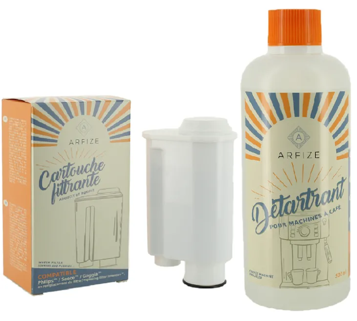 Kit d'entretien ARFIZE pour machines à café grain pour Cartouche Brita Intenza+ Philips / Saeco / Gaggia