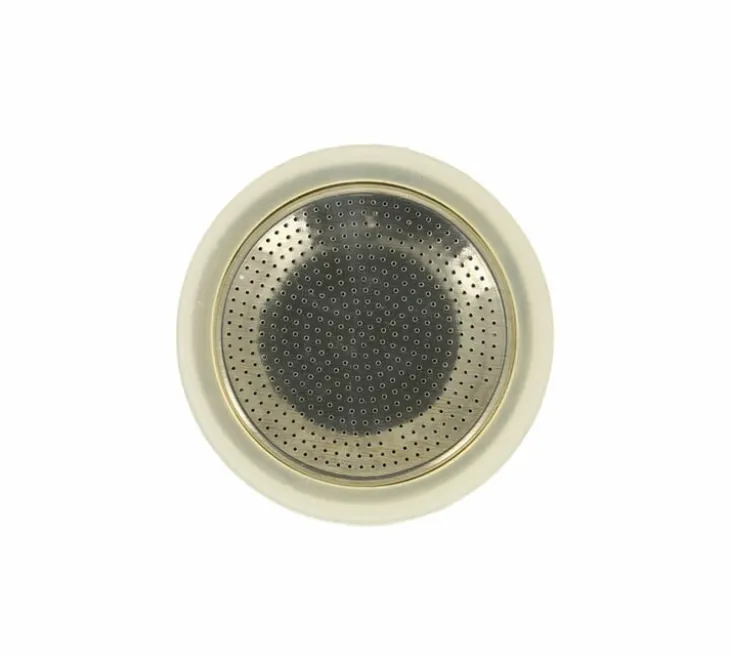 Kit Filtre inox + Joint en silicone PYLANO pour cafetière Italienne Kiara 6 tasses
