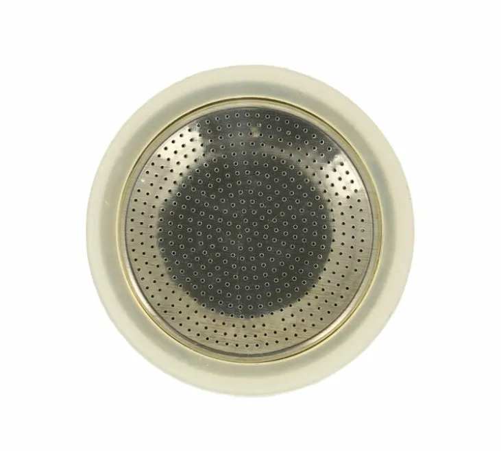Kit Filtre inox + Joint en silicone PYLANO pour cafetière Italienne Kiara 9 tasses
