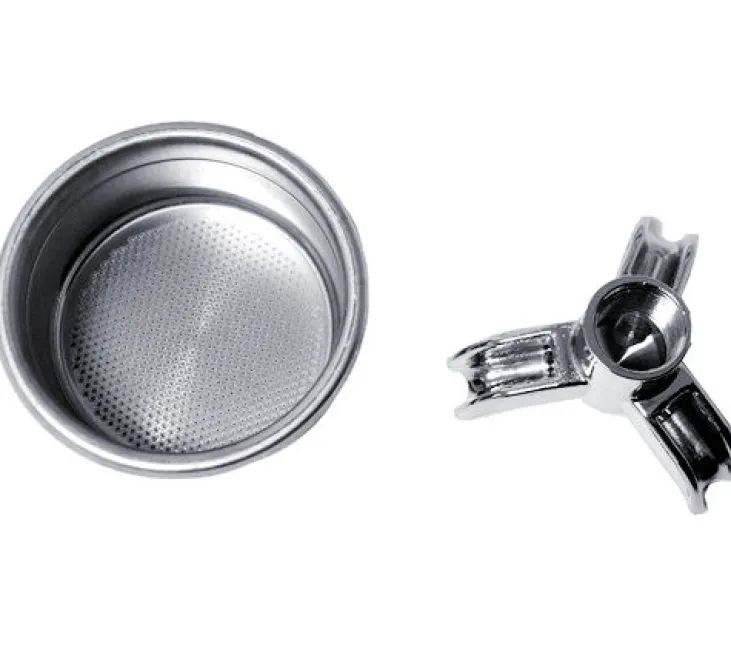 Kit filtre simple 3 tasses (21 g.) 58mm + bec 3 tasses 3/8 pour machine expresso