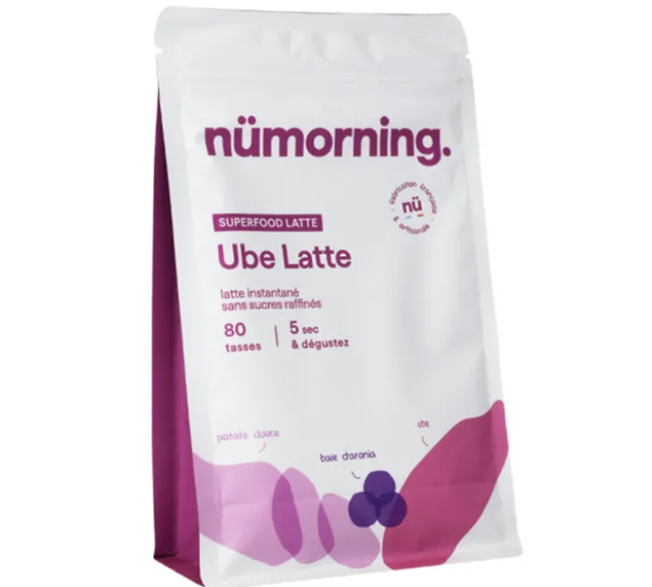 Latte instantané Ube Latte - Sachet 500 g - NÜMORNING
