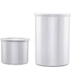 Lot 2 boîtes de conservation métal argent 250 gr 500 gr - Airscape
