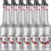 Lot de 6 purées de Fruit de Monin - Framboise - 6 x1 L