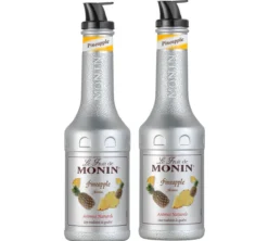 Lot de 2 purées de fruits 1L - Ananas - MONIN