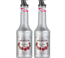Lot de 2 purées de fruits 1L - Framboise - MONIN