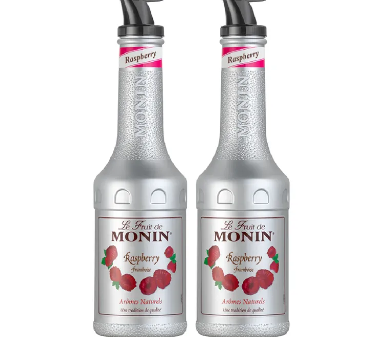 Lot de 2 purées de fruits 1L - Framboise - MONIN