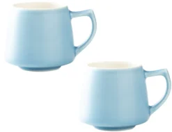 Lot deux tasses Aroma Cup Matte Blue - ORIGAMI