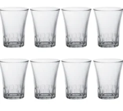 Lot de 2x4 Verres Amalfi 13cl - Duralex